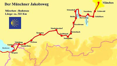 Hanna / Jakobsweg / München - Bregenz / Der Muenchner Jakobsweg