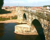 Die Brücke in Puente de Órbigo