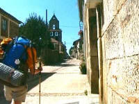 Die Dorfstrasse von Rabanal del Camino